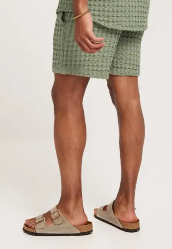 OAS Waffle Shorts Shorts Grön