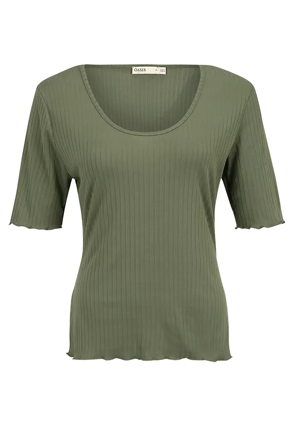 Oasis T-shirt khaki