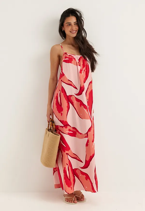 Objaggie S/L LO LONG DRESS