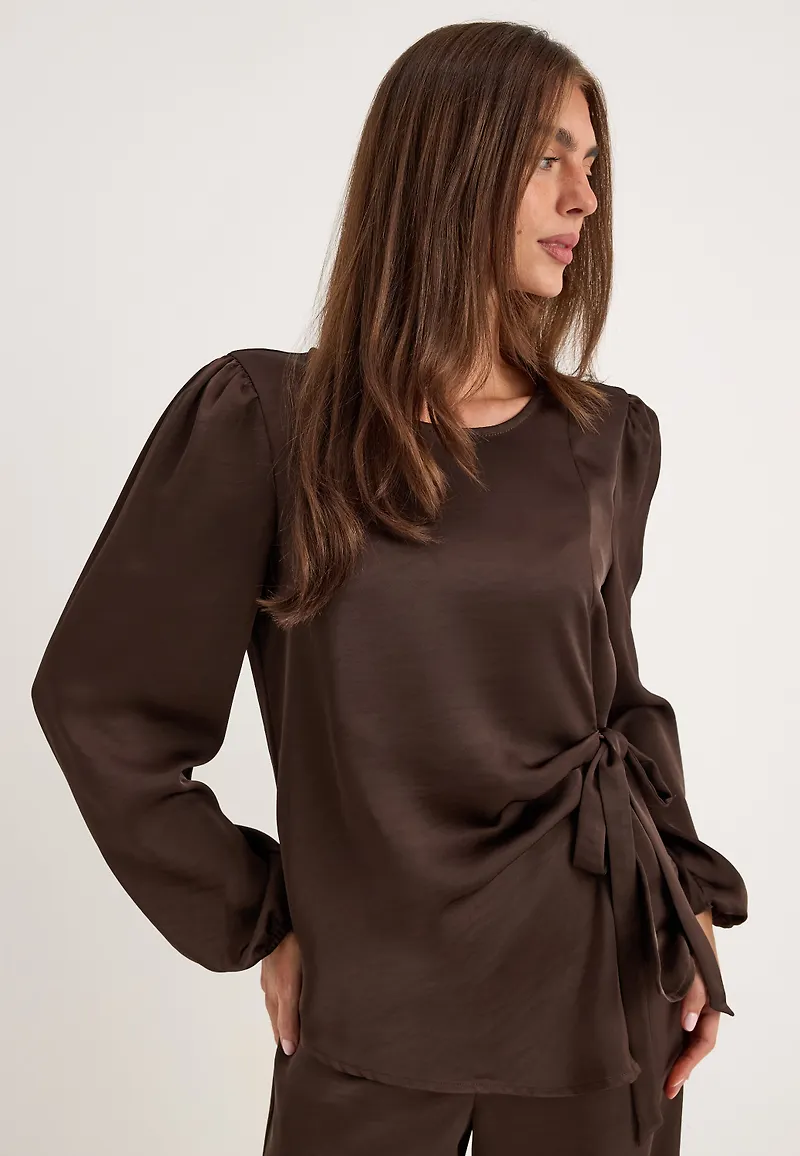 Objchilli L/S RE O-NECK TOP