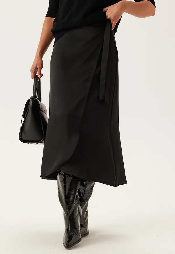 Objchilli Midi Wrap Skirt