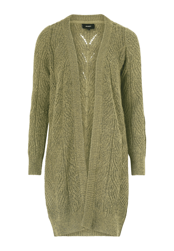 Object - Cardigan objNova Stella L/S Knt - Grön