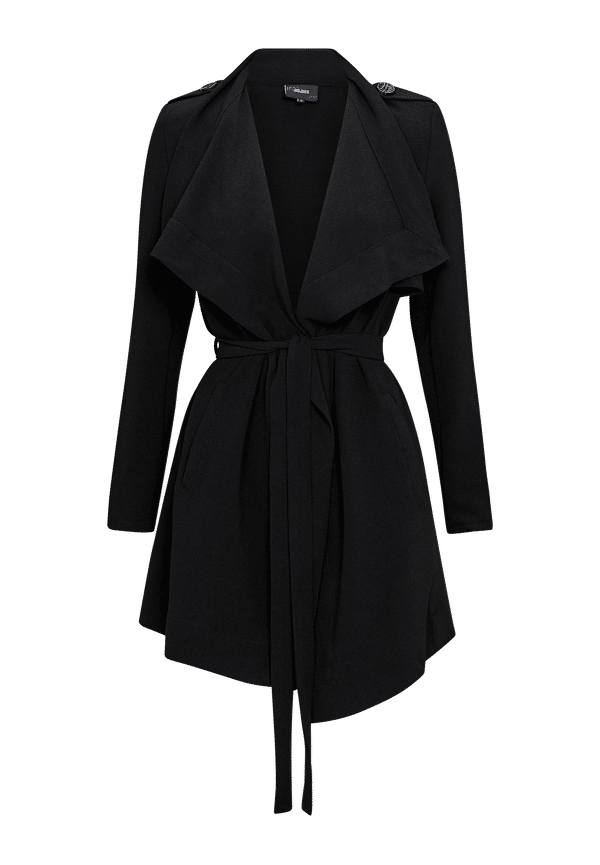 Ann lee short jacket black new arrivals