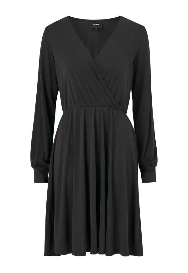 Object - Klänning objSandy Nadia L/S Dress - Svart
