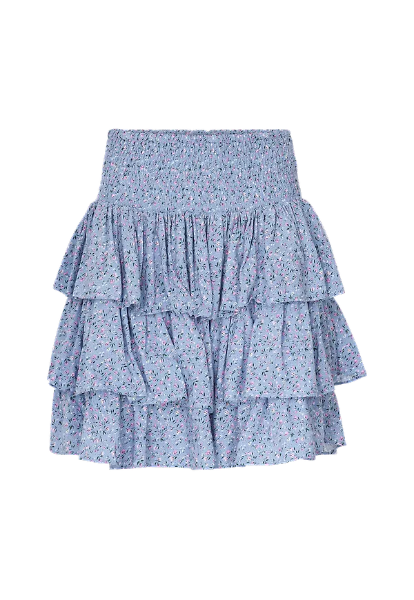 Object - Volangkjol objEma Elise MW Smock Skirt 120 - Blå