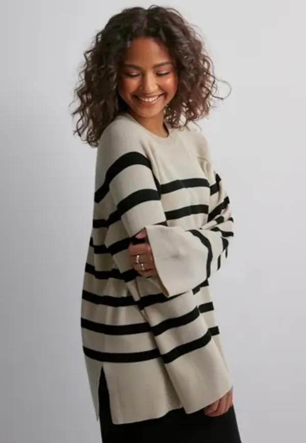 OBJECT - Beige - Objester Ls Knit Top Noos
