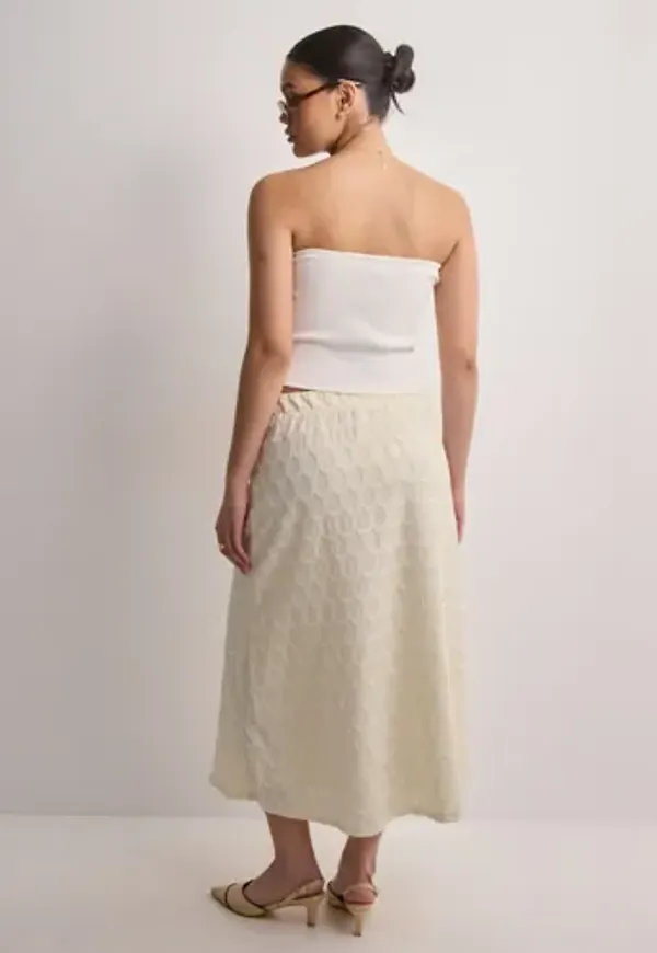 OBJECT - Beige - Objfeodora Midi Skirt Div