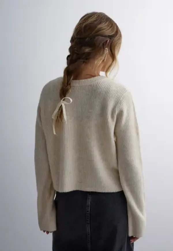 OBJECT - Beige - Objparvi Knit Cardigan Noos