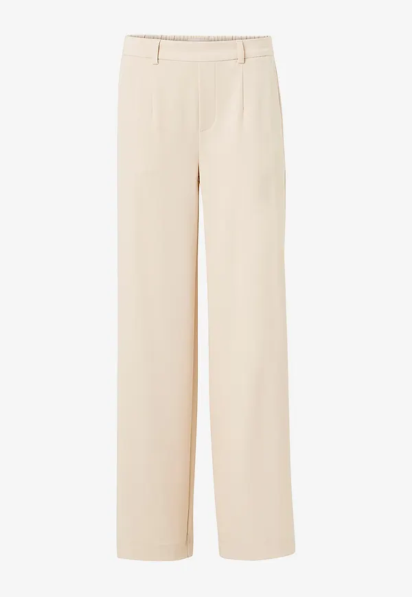 Object - Byxor objLisa Wide Pant - Beige