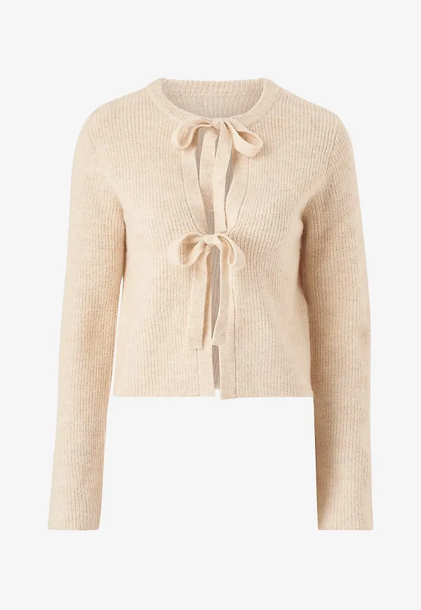 Object - Cardigan objParvi Knit Cardigan 130 - Beige