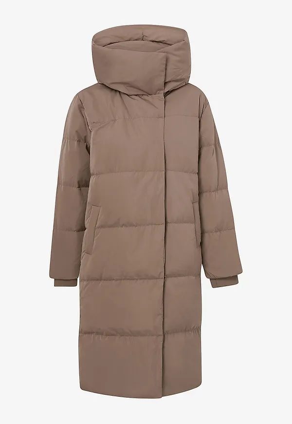 Object - Dunkappa objLouise Long Down Jacket - Brun