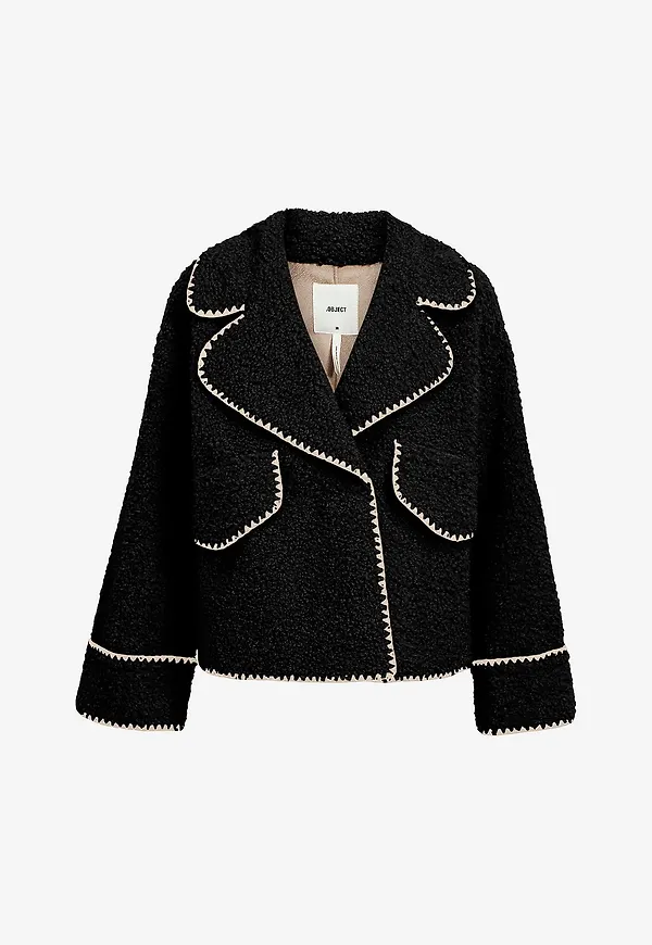 Object - Jacka objShiren Jacket 128 - Svart
