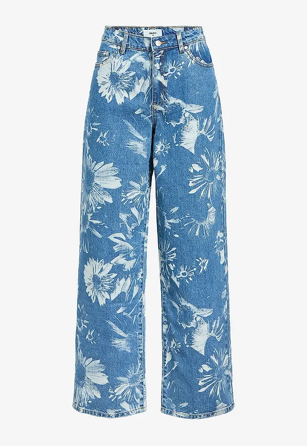 Object - Jeans objSava Emel Straight 137 - Blå