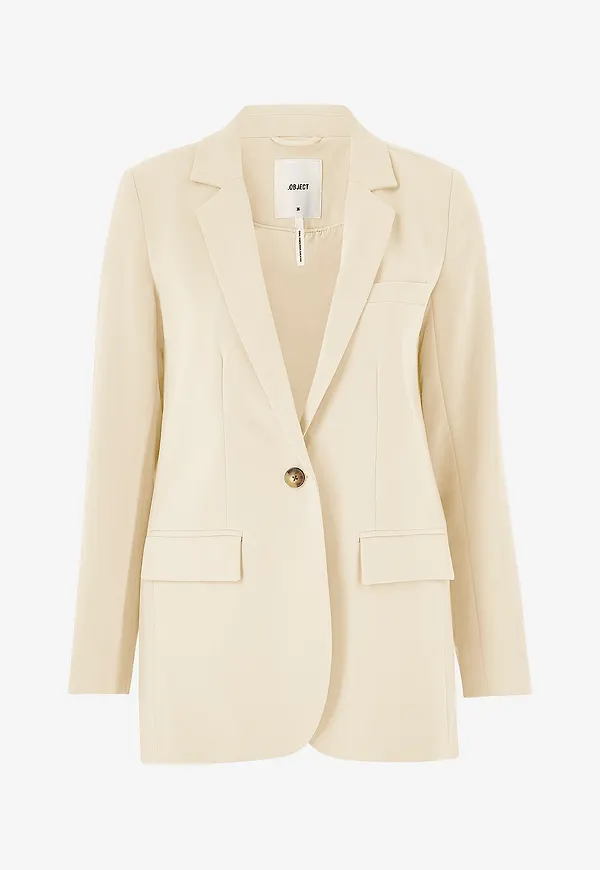Object - Kavaj objSigrid L/S Blazer - Beige