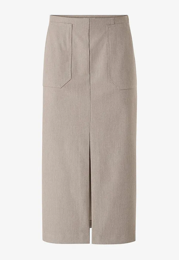 Object - Kjol objSonne Long Skirt 131 - Beige