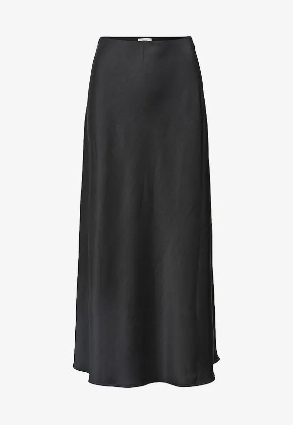 Object - Maxikjol objChilli MW Long Skirt - Svart
