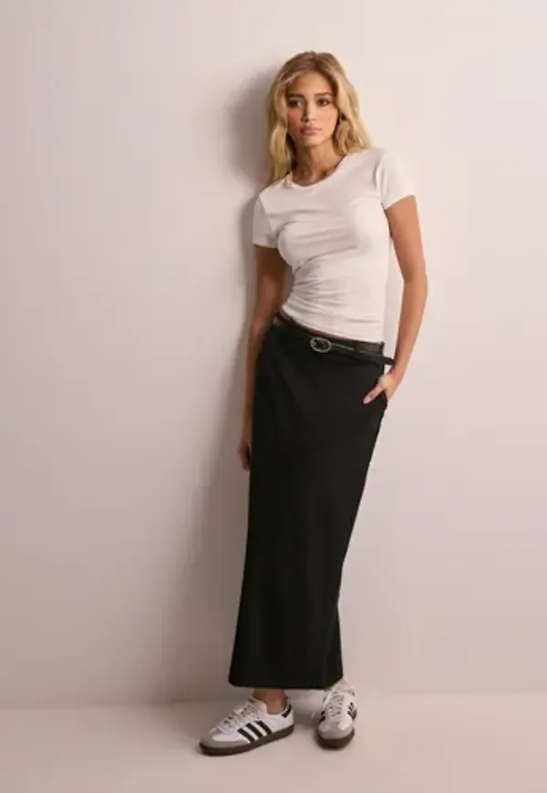 OBJECT - Svart - Objlisa Mw Long Skirt Noos