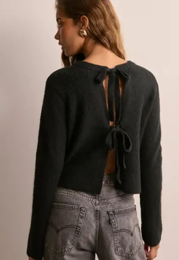 OBJECT - Svart - Objparvi Knit Cardigan Noos