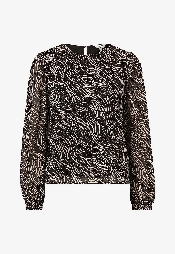 Object - Blus objMila L/S Top - Svart