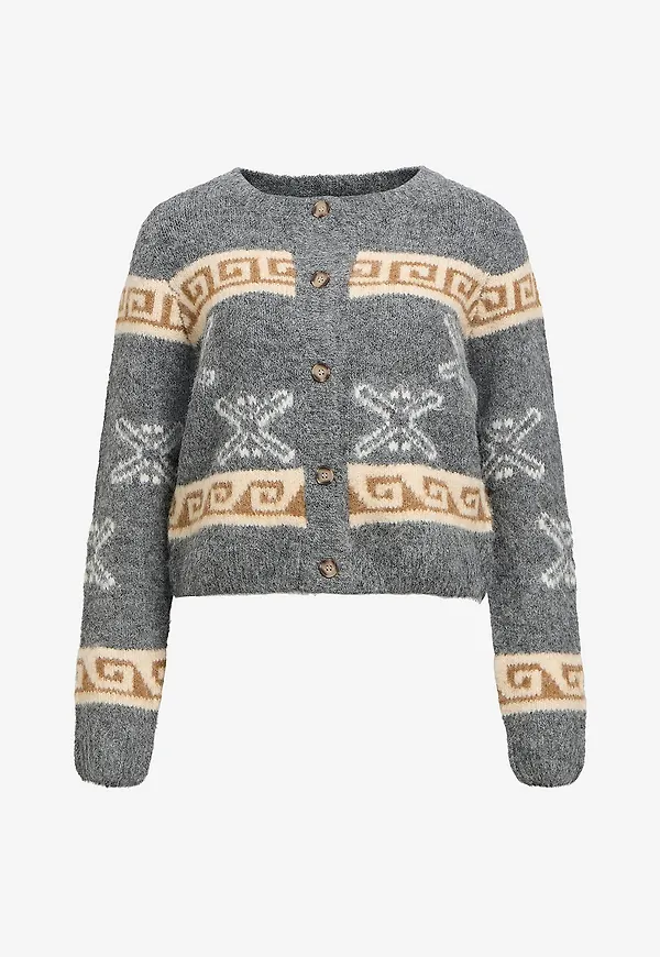 Object - Cardigan objGalia - Grå