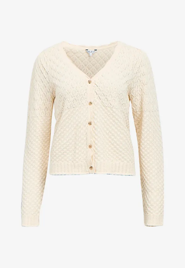 Object - Cardigan objNoa L/S - Beige