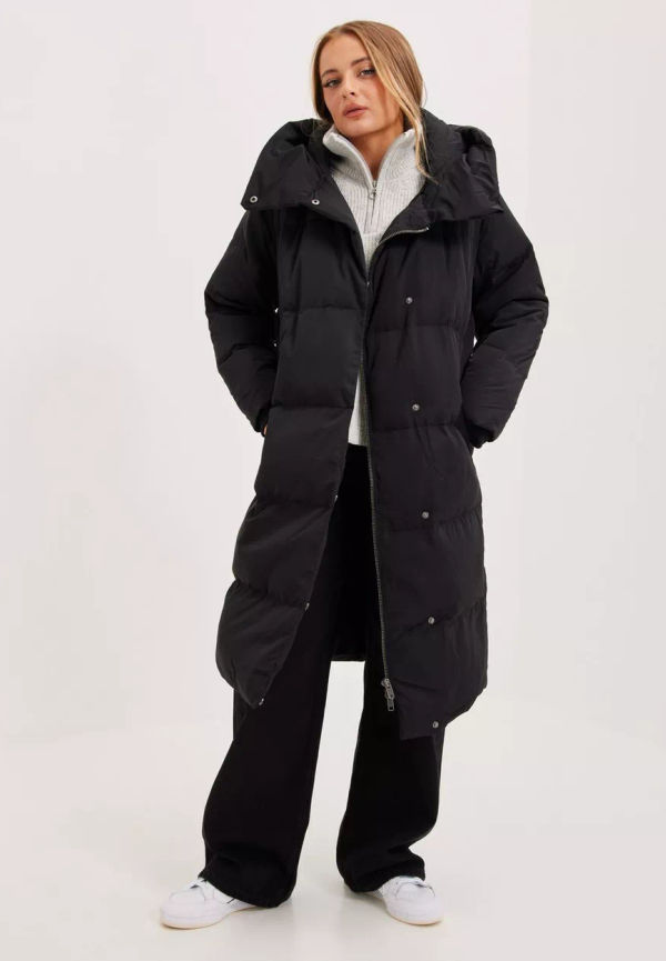 Object Collectors Item - Black - Objlouise Long Down Jacket Noos