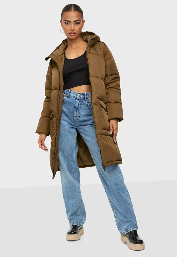 Object Collectors Item - Dunjackor - Sepia - Objzhanna L/S Long Jacket Noos - Jackor - Down jackets