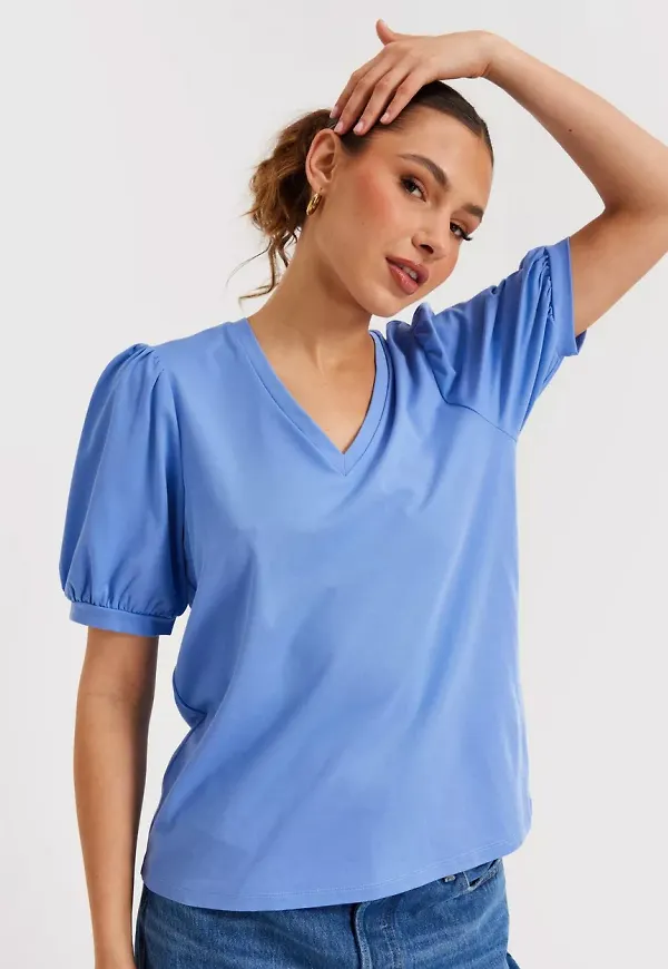 Object Collectors Item - T-shirts - Provence - Objcaroline S/S Top Noos - Toppar & T-shirts - T-shirts