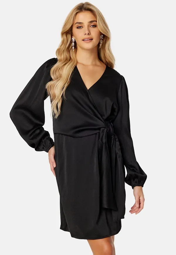 Object Collectors Item Adalina L/S Short Dress Black 34