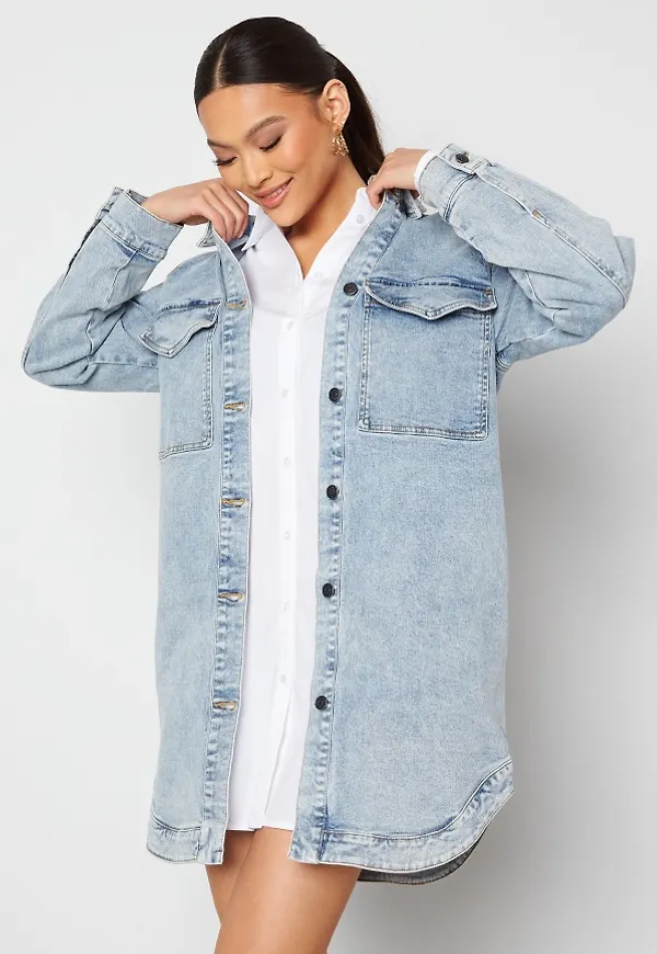 Object Collectors Item Alora Denim Jacket Medium Blue Denim XS