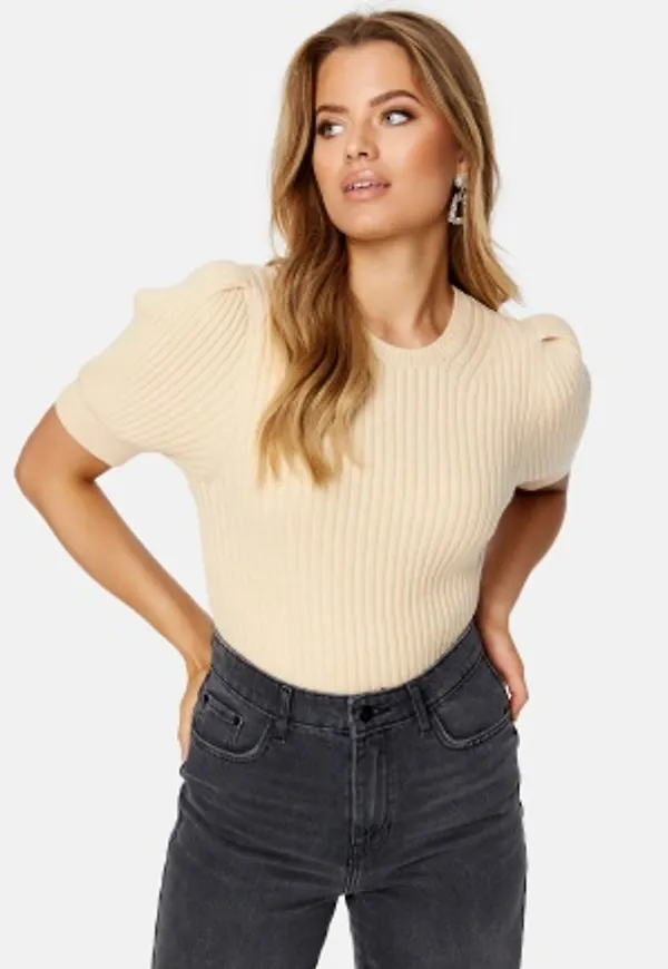 Object Collectors Item Elinor Knit 2/4 Pullover Sandshell Detail: Me XS
