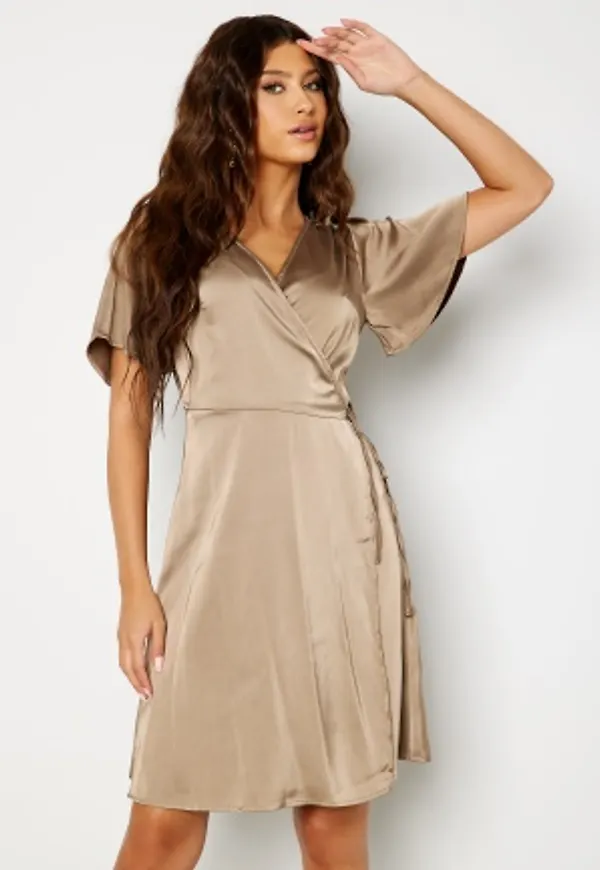 Object Collectors Item Frej S/S Wrap Dress Fossil 34