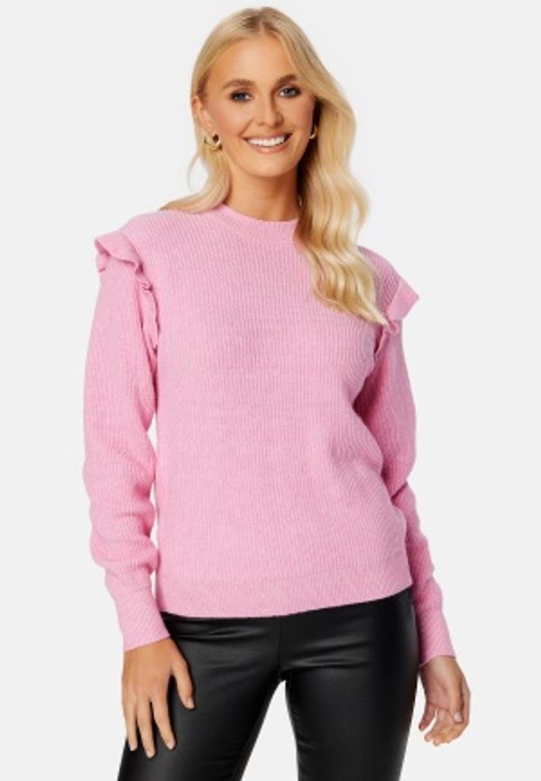 Object Collectors Item Malena L/S Ruffle Pullover Begonia Pink Detail: L