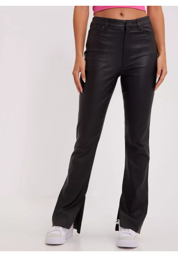 Object Collectors Item Objangie Stretch Hw L Pant 123 Byxor med slits Black