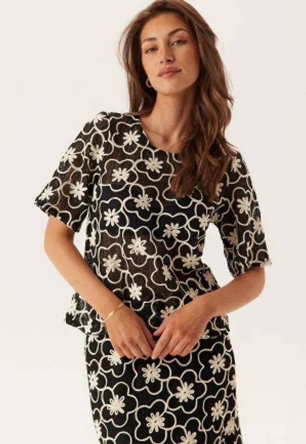 Object Collectors Item Objcalla S/S RE TOP Black Detail:sandshell 34
