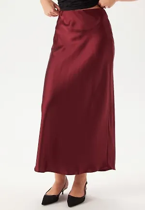 Object Collectors Item Objsateen Mw Ancle Skirt Cabernet 34