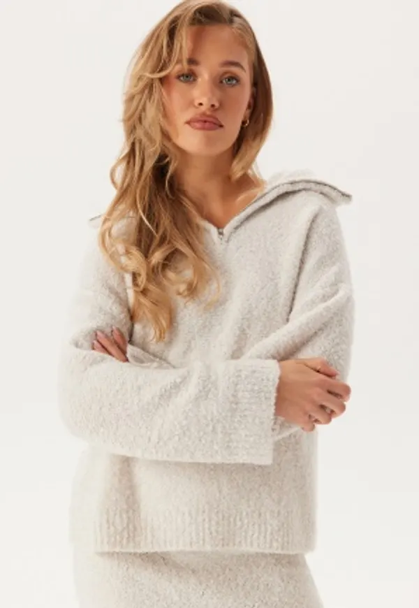 Object Collectors Item Objtolatya Knit Lo L/S PULLOVE White Sand XS