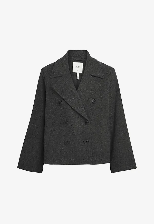 Object - Jacka objKeily Short Jacket - Grå