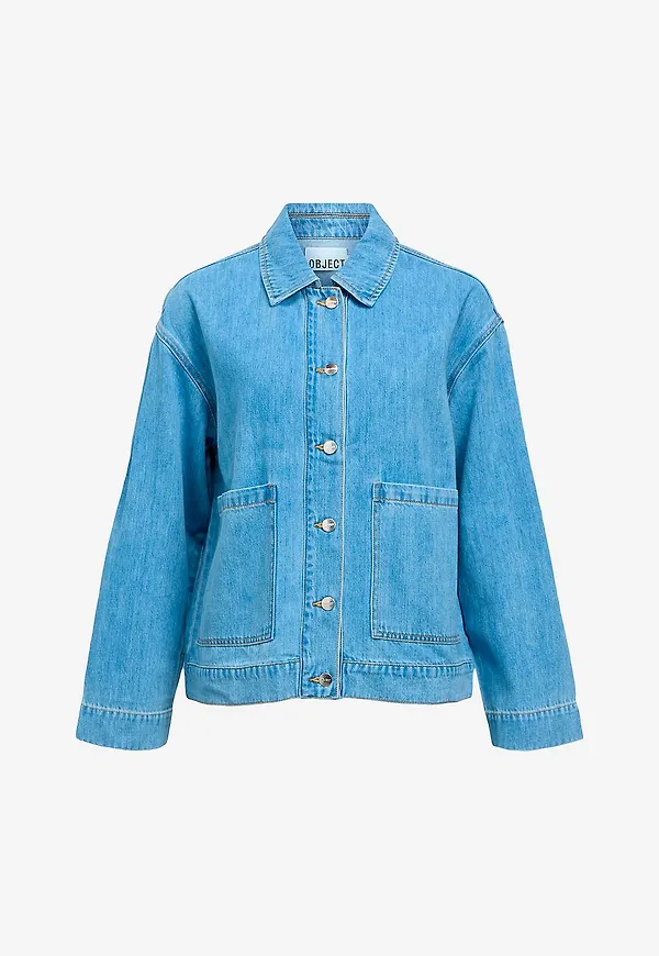 Object - Jeansjacka objRosie RE L/S - Blå