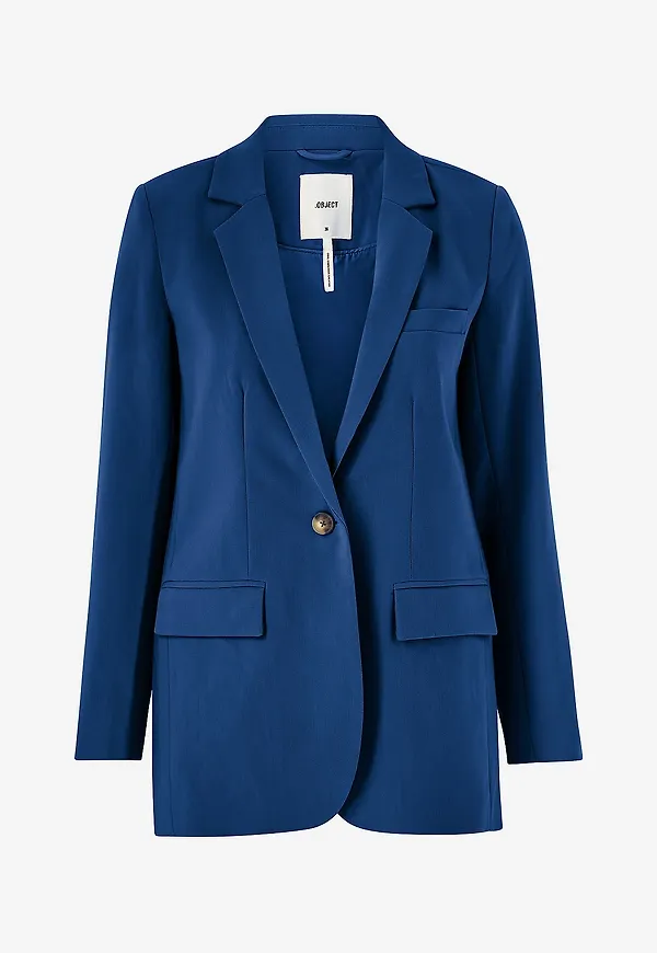 Object - Kavaj objSigrid L/S Blazer - Blå