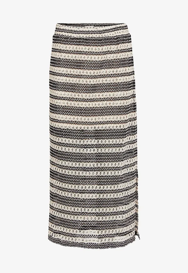 Object - Kjol objArthine HW Skirt 132 - Svart