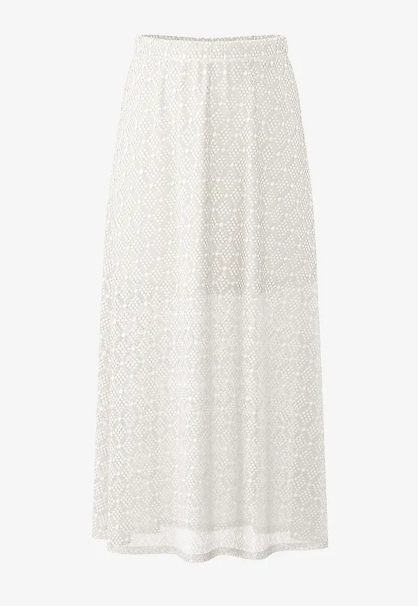 Object - Kjol objCharlene Midi Skirt 143 - Vit