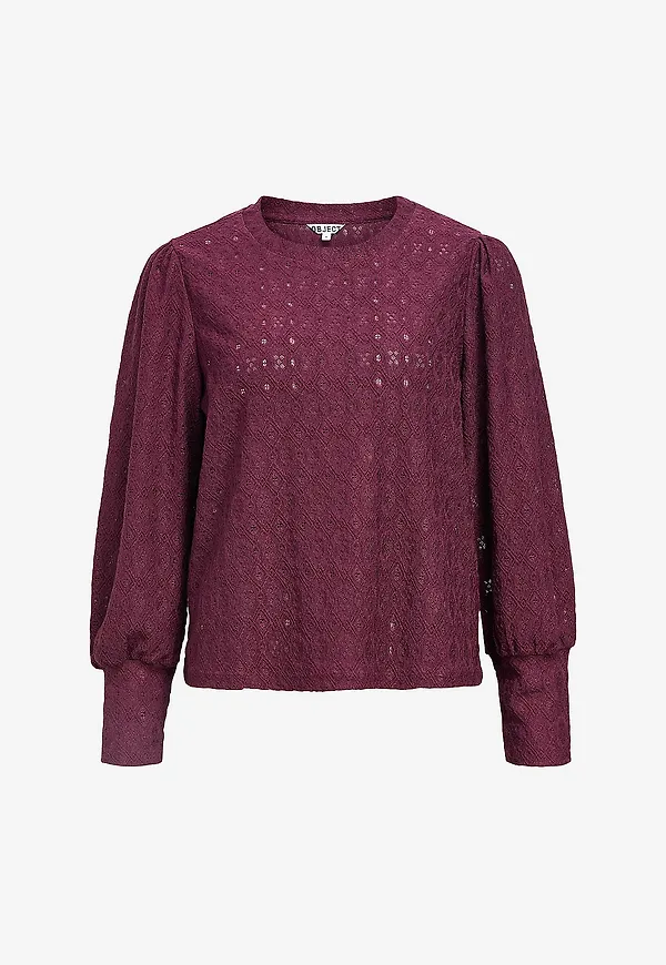 Object - Topp objLaila L/s RE - Röd