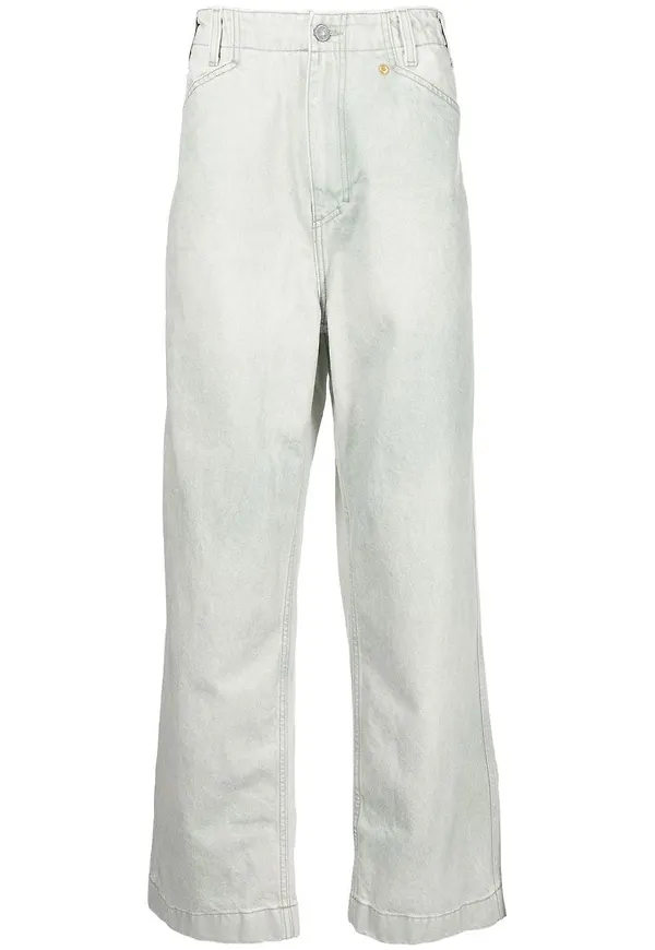 OBJECTS IV LIFE wide leg-jeans - Grön