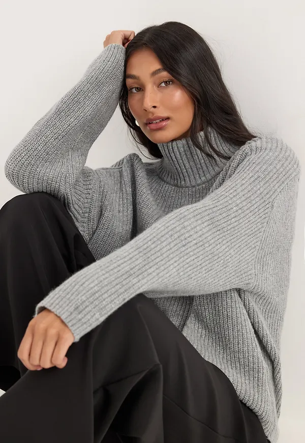 Objfippi L/S OZ KNIT PULLOVER