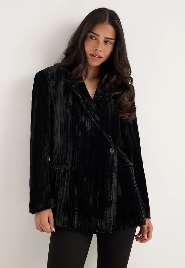 Objminna L/S RE WAISTED BLAZER