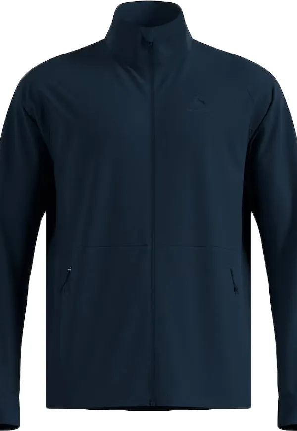 Odlo Men's Odlo Essential Warm Cross Jacket Dark Sapphire