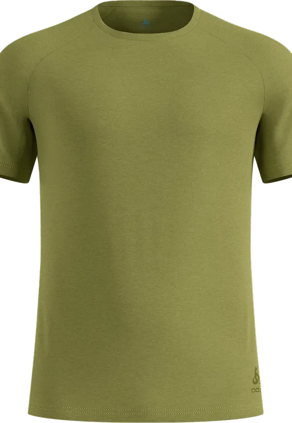Odlo Men's T-Shirt Crew Neck S/S Essential 365 Guacamole Melange