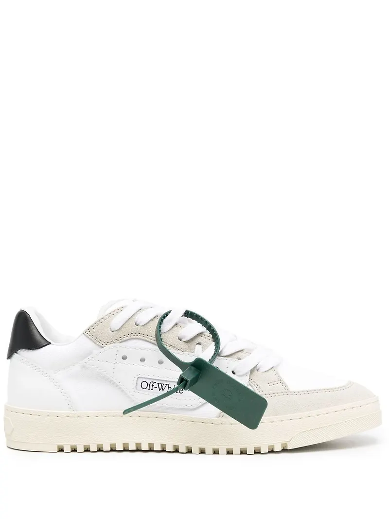 Off-White 5.0 låga sneakers med panel - Vit
