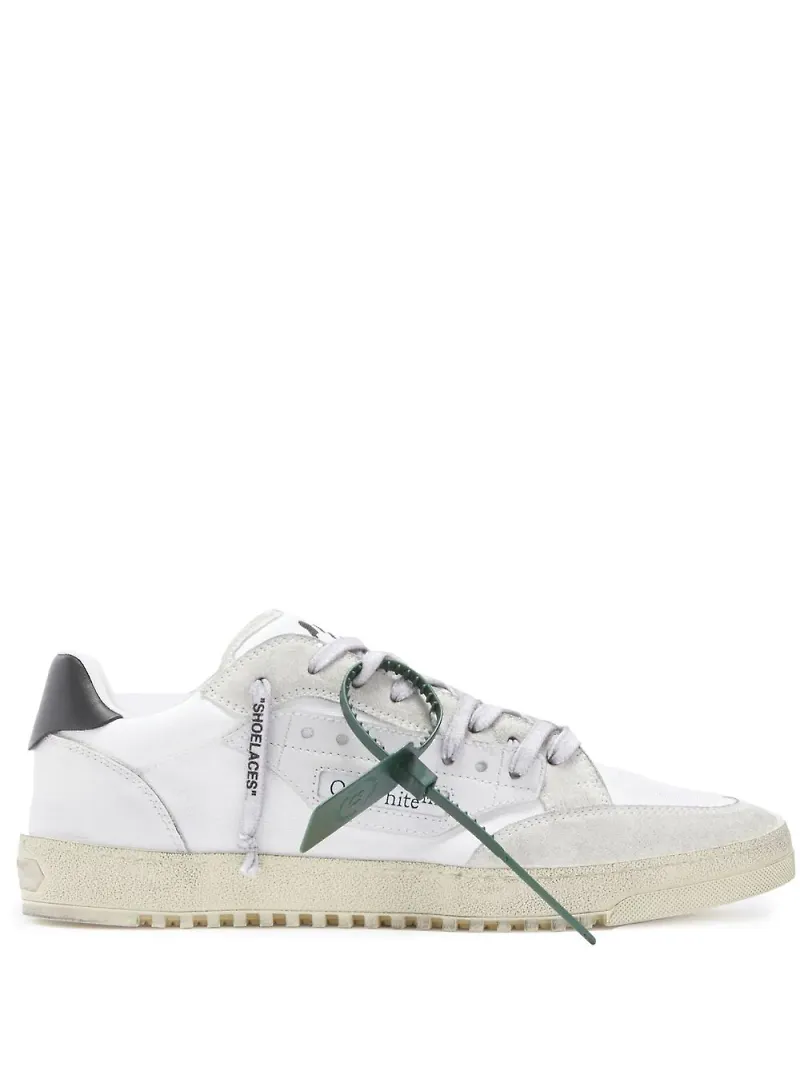 Off-White 5.0 låga sneakers med panel - Vit